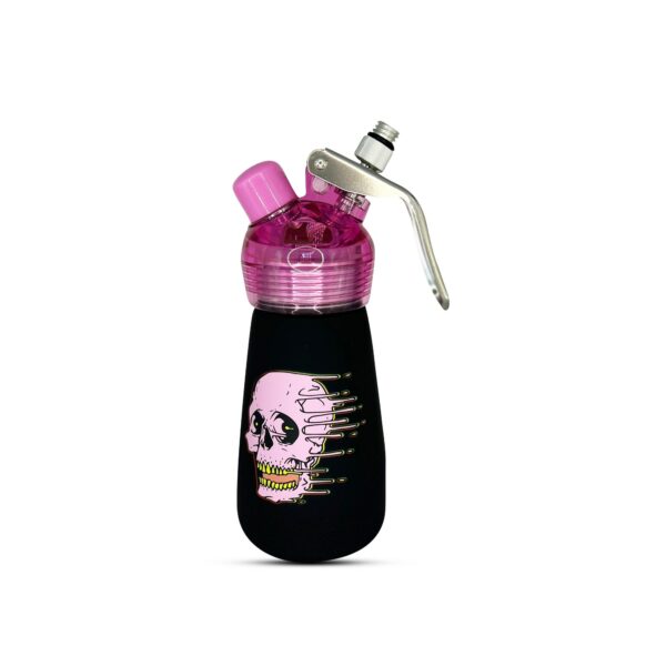 Blue Neon Skull Premium Whipped Cream Dispenser