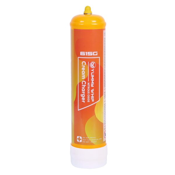 Flavored Whipped Cream Charger – Orange, Food Grade 0.95L/640g Aluminum Tanks
