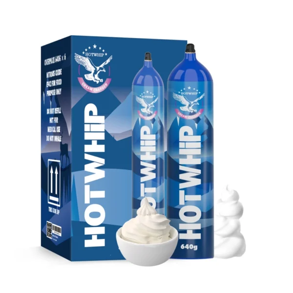 Whipped Cream Charger Food Grade 0.95L/640g Aluminum Tanks